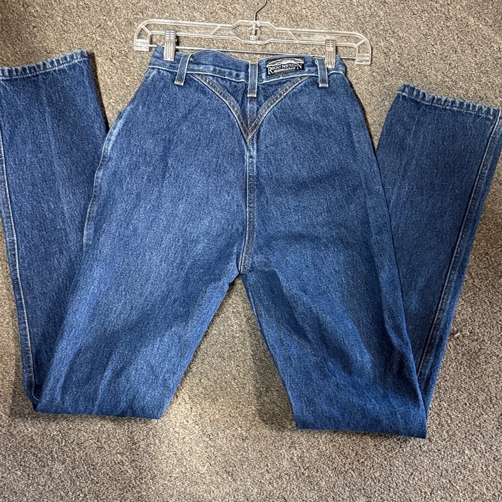 Classic High Rise Blue Jeans